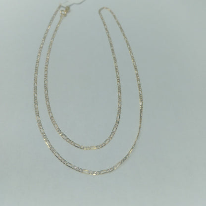 CADENAS CARTIER 3*1 DIAMANTADA ORO 14K 2.1 (NUEVO)