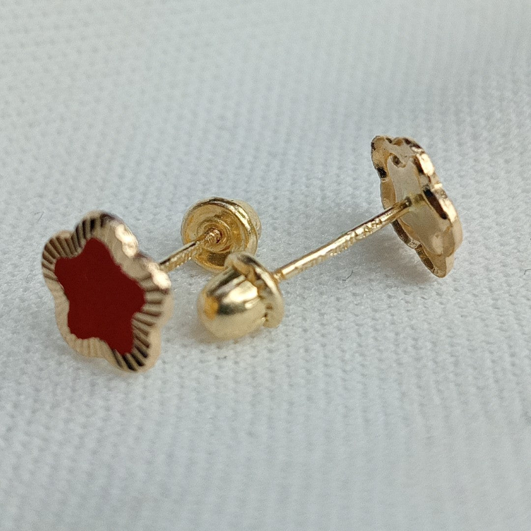 BROQUELES ORO 10K 1 (NUEVO)