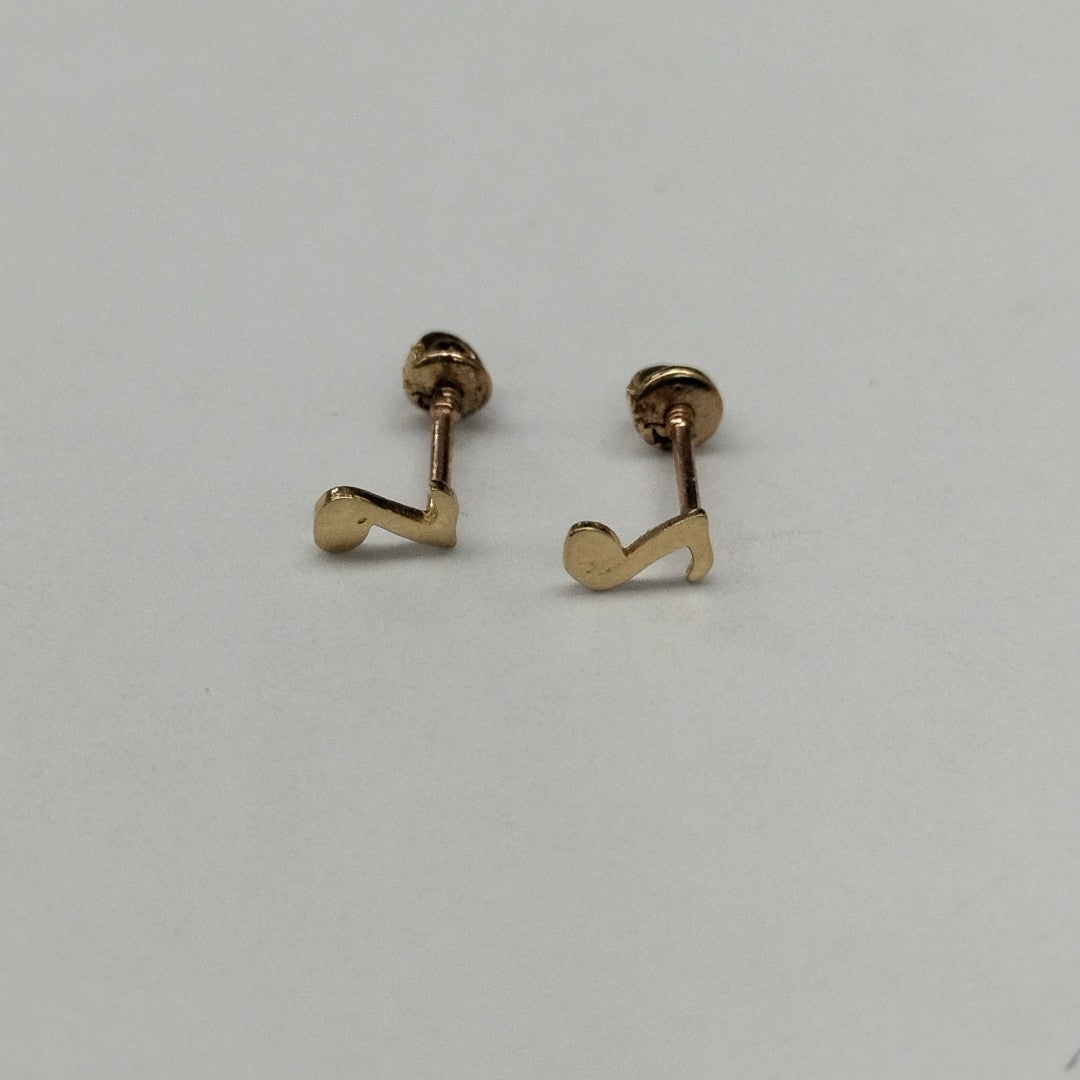 BROQUELES ORO 14K 1 (NUEVO)