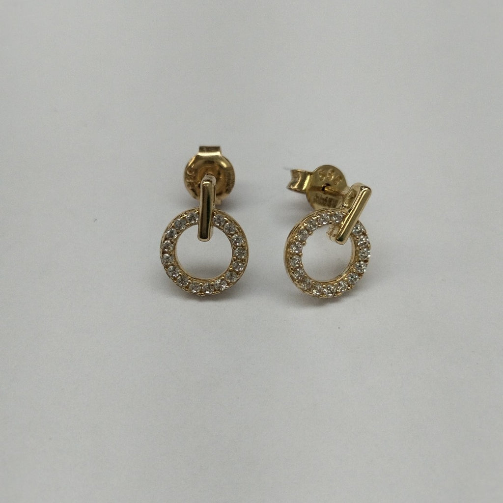 BROQUELES ORO 14K 1.6 (NUEVO)