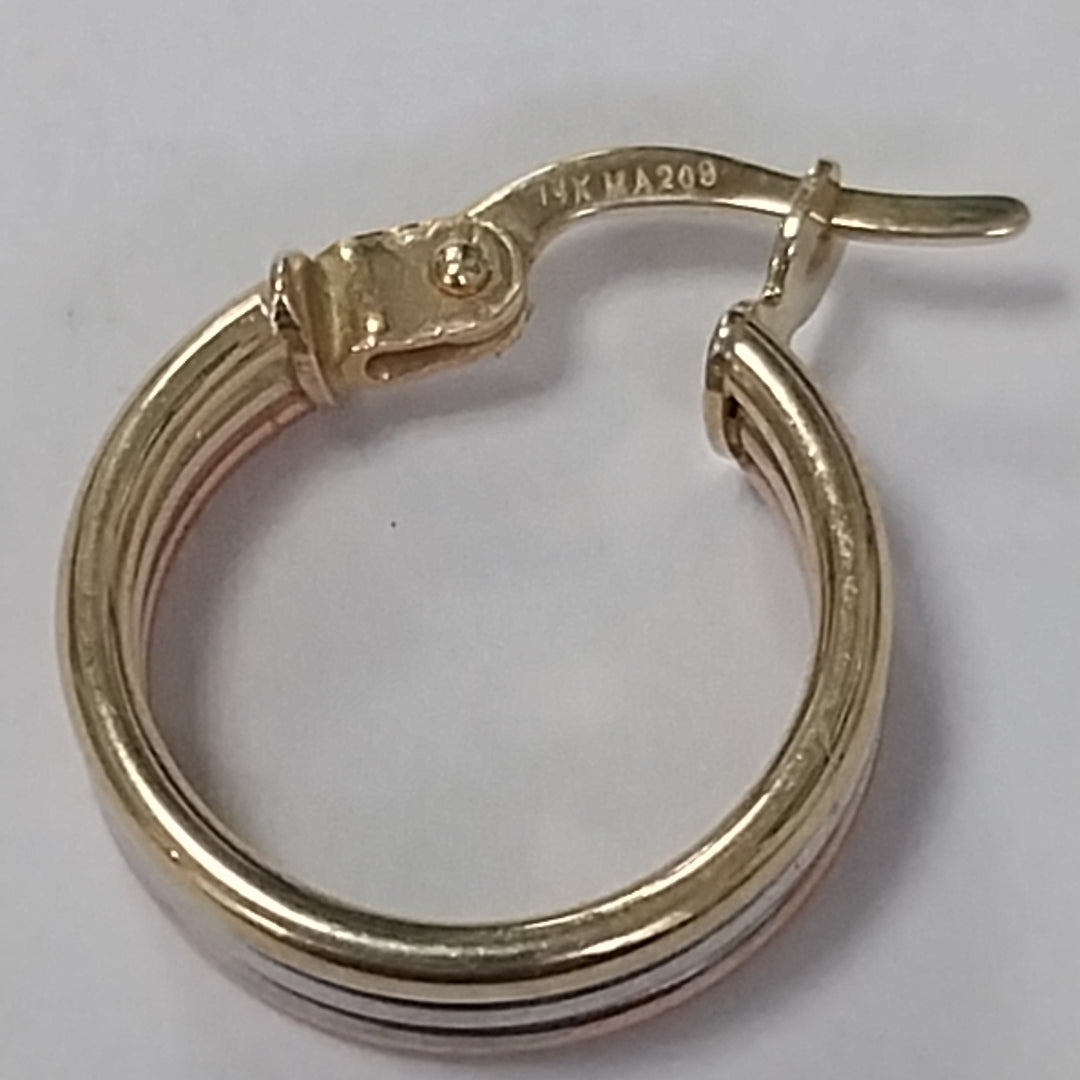 ARRACADAS ORO 14K 1.5 (NUEVO)