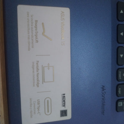 LAPTOP ASUS VIVOBOOK X512DA-BR1313T (2021) 1 TB + 256 GB SSD 8 GB RAM (SEMINUEVO)