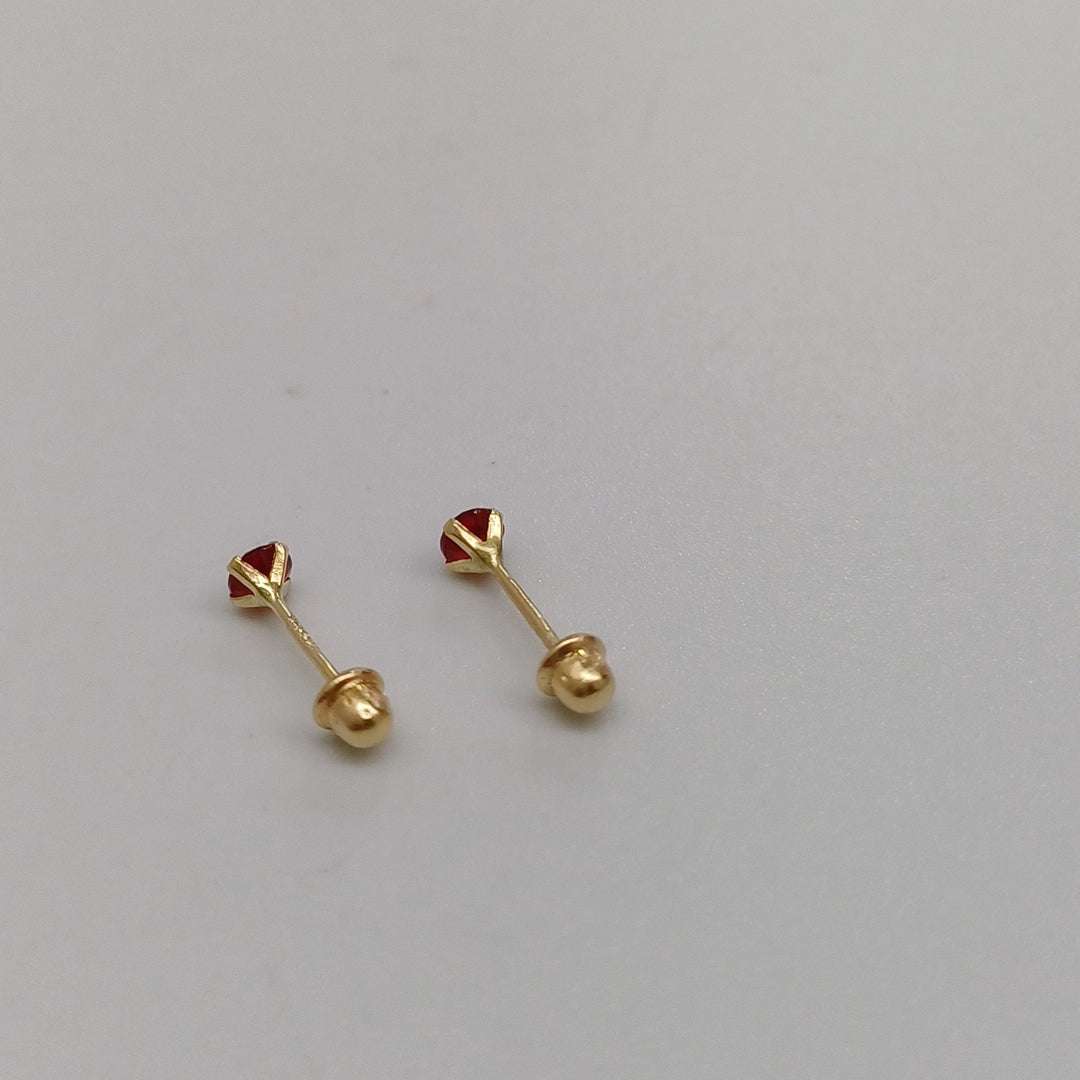 BROQUELES ORO 14K 1 (NUEVO)