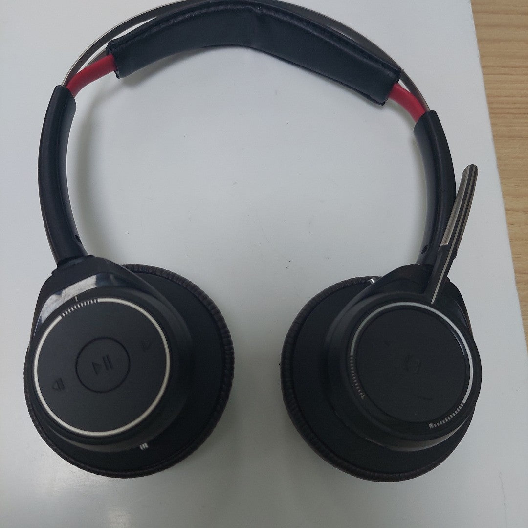 AUDIFONOS PLANTRONICS VOYAGUER FOCUS UC B825 INALAMBRICO OVER EAR (SEMINUEVO)