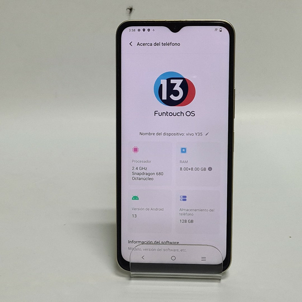 CELULAR VIVO Y35 V2205 128 GB 8 GB RAM (SEMINUEVO)