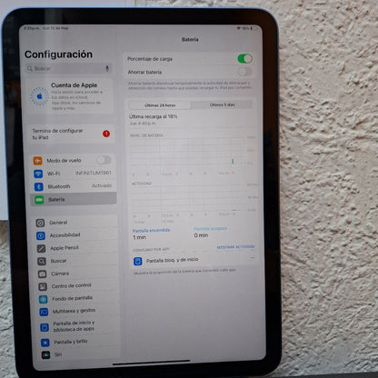 TABLETA APPLE IPAD 10 A2696 256 GB 4 GB RAM (SEMINUEVO)