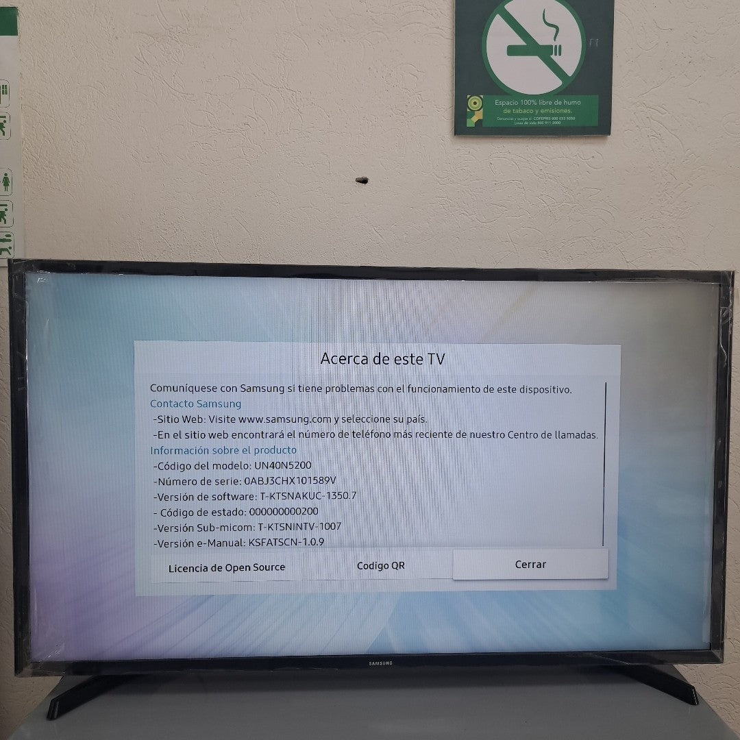 PANTALLA SAMSUNG UN40N5200AF (2023) 40" LED FULL HD (SEMINUEVO)