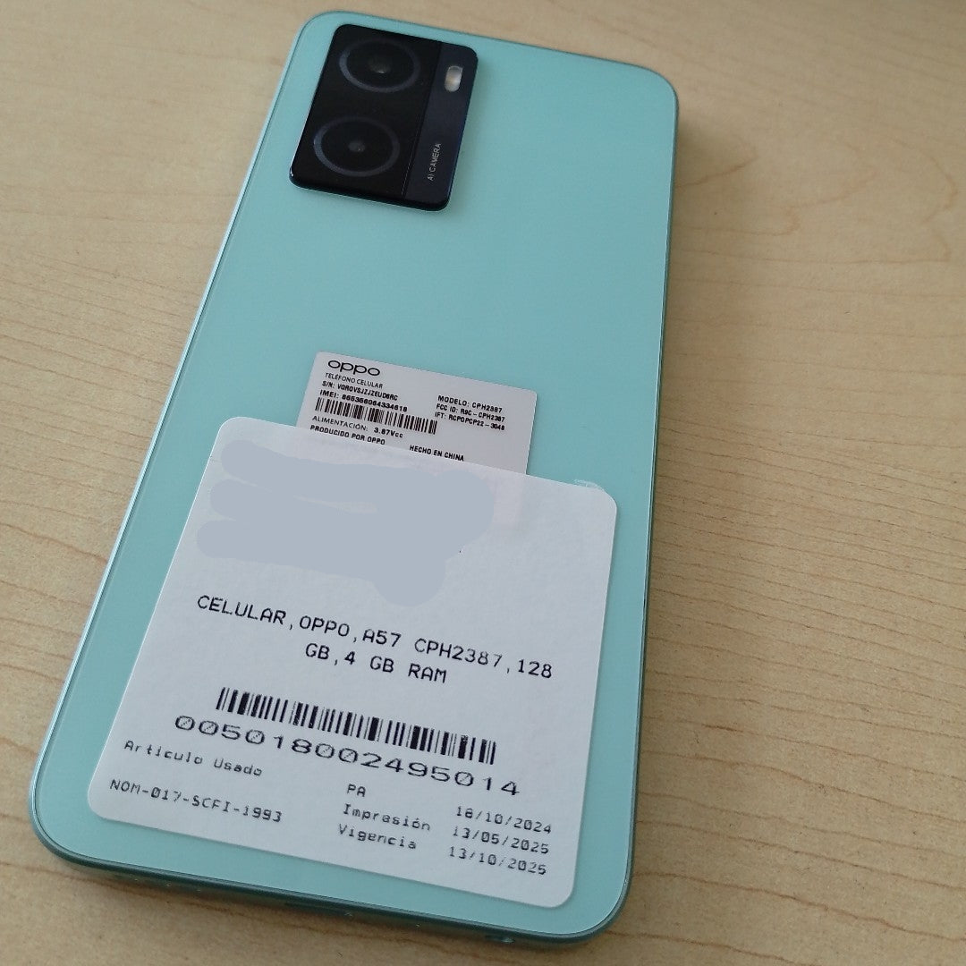 CELULAR OPPO  A57 CPH2387 128 GB 4 GB RAM