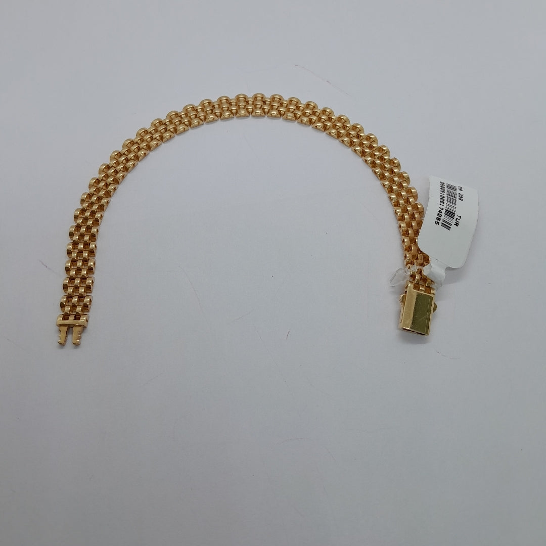 PULSERAS CABALLERO ORO 14K 18.4 (NUEVO)