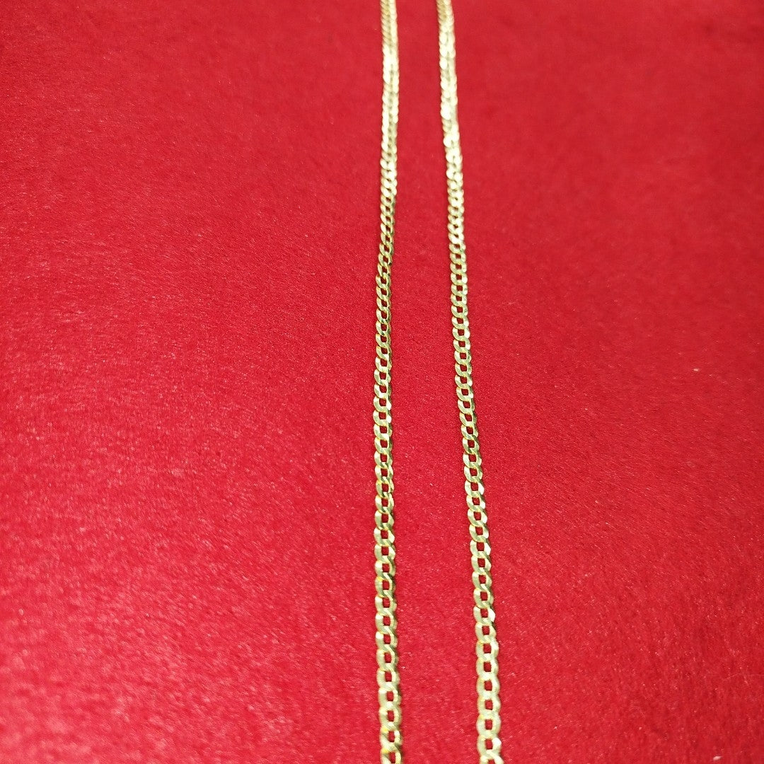 CADENAS BARBADA AMARILLA ORO 10K 6.3 (NUEVO)