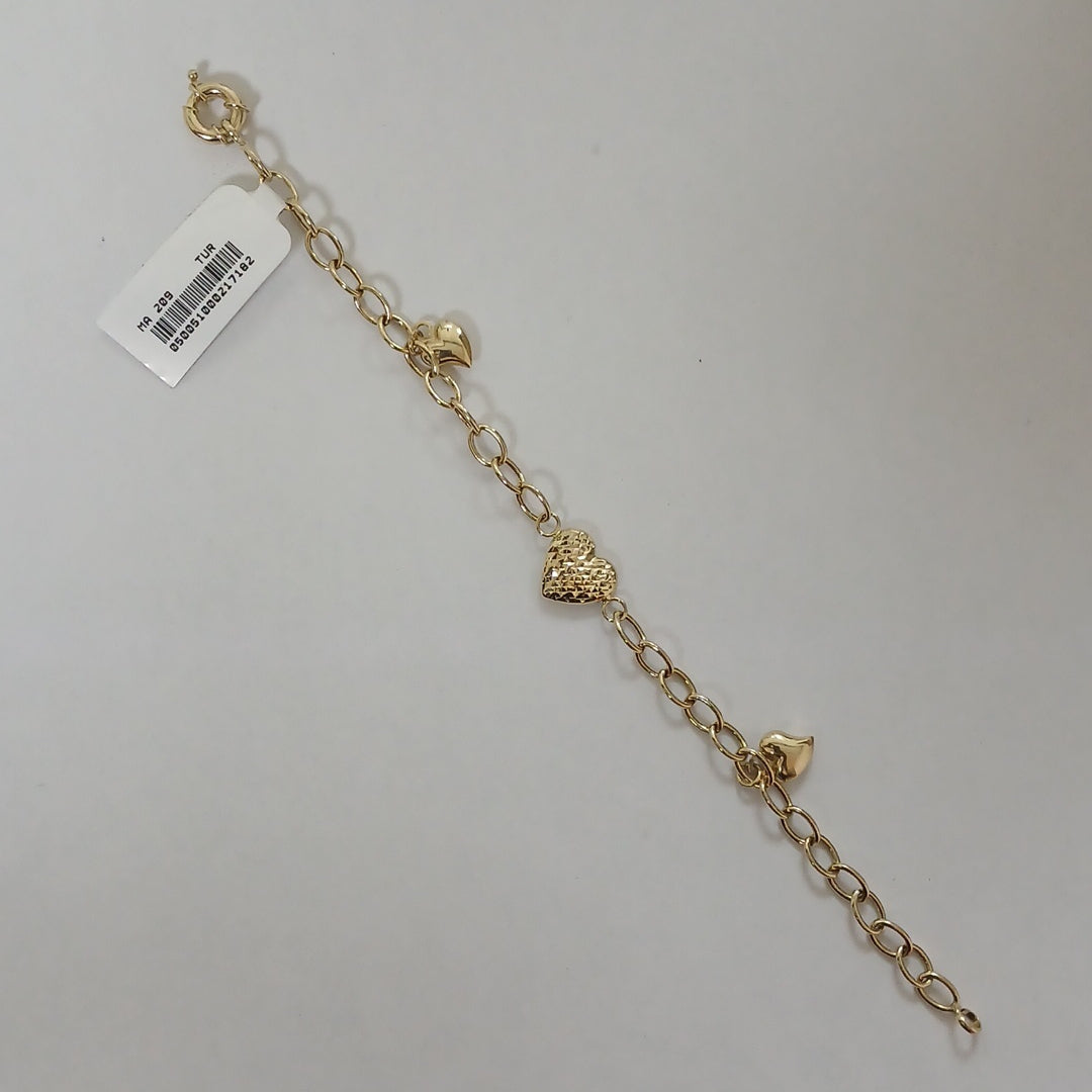 PULSERAS DAMA ORO 14K 3.5 (NUEVO)