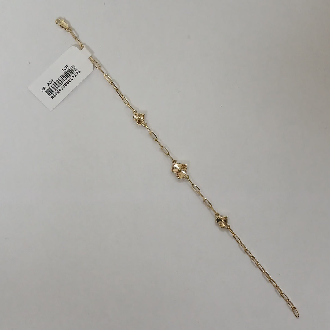 PULSERAS DAMA ORO 14K 2.7 (NUEVO)