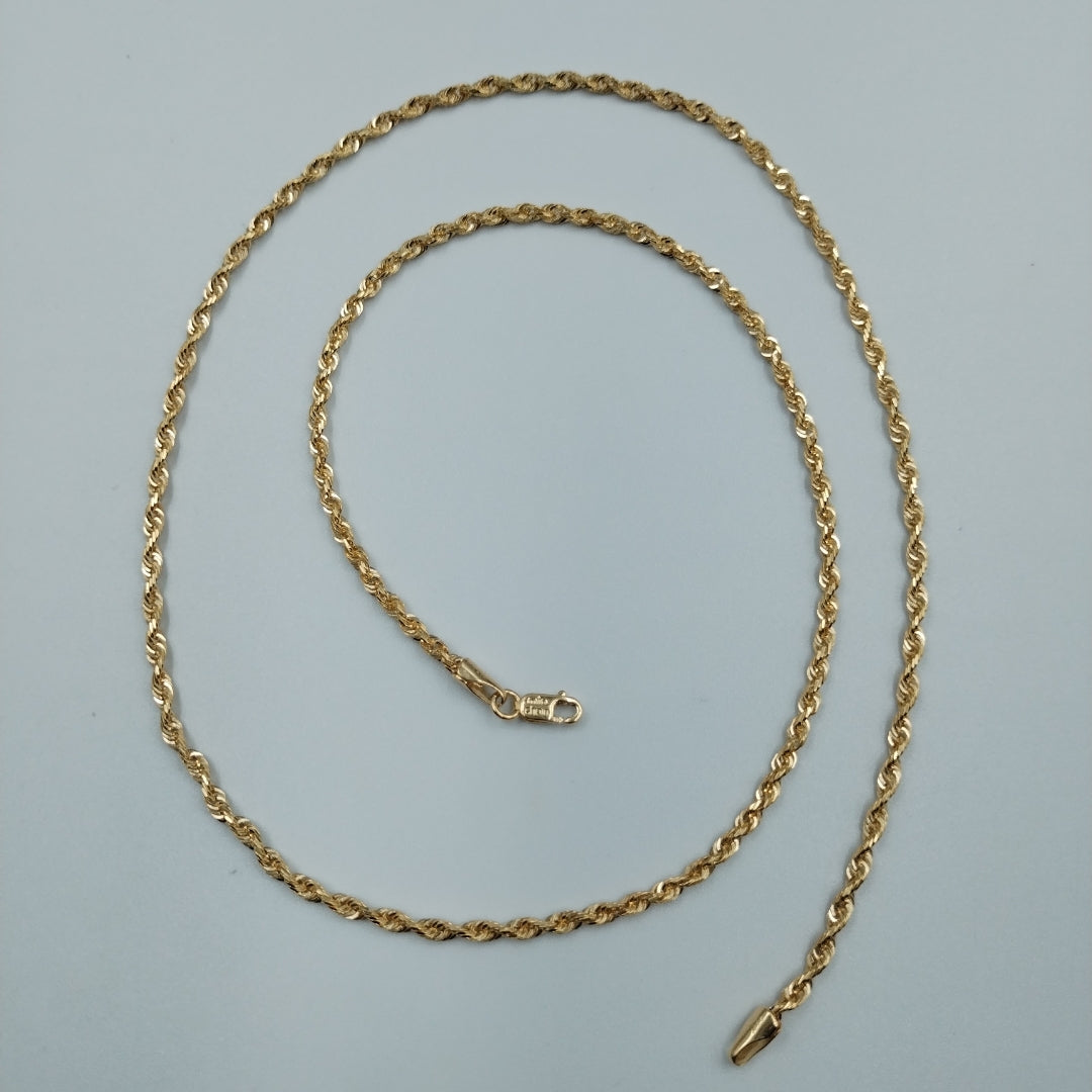 CADENAS TORSAL ORO 14K 9.4 (NUEVO)