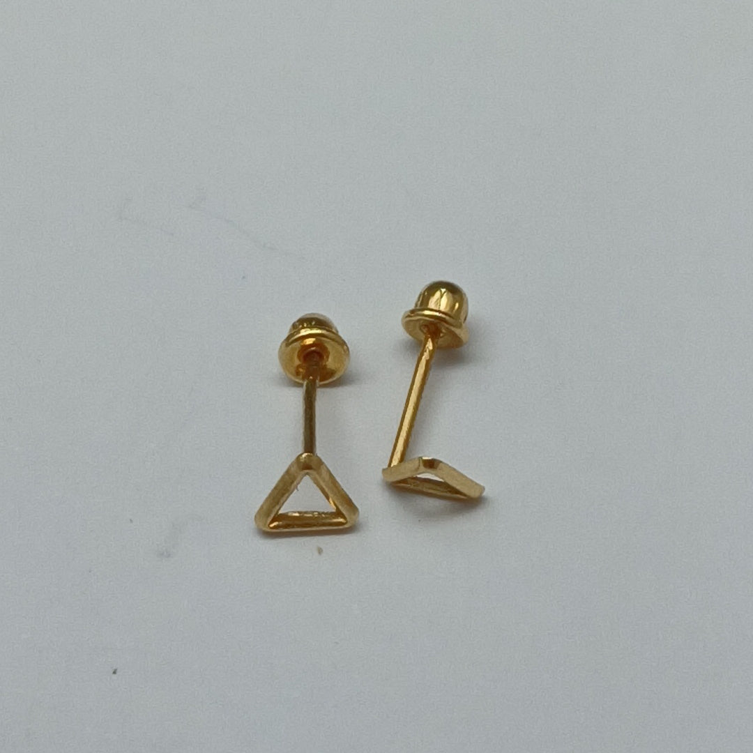 BROQUELES ORO 14K 1 (NUEVO)