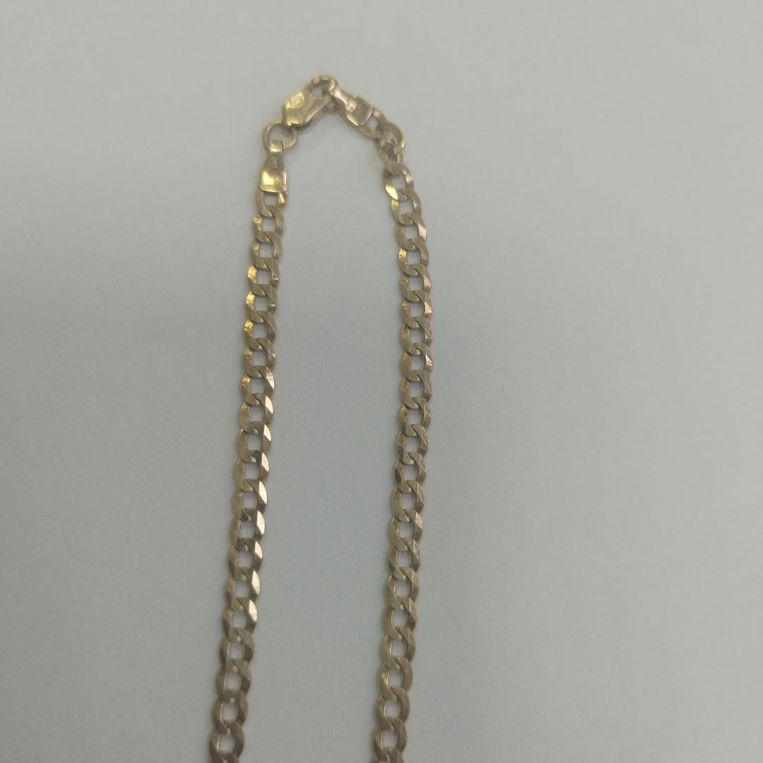 CADENAS BARBADA AMARILLA ORO 14K 6.3 (NUEVO)