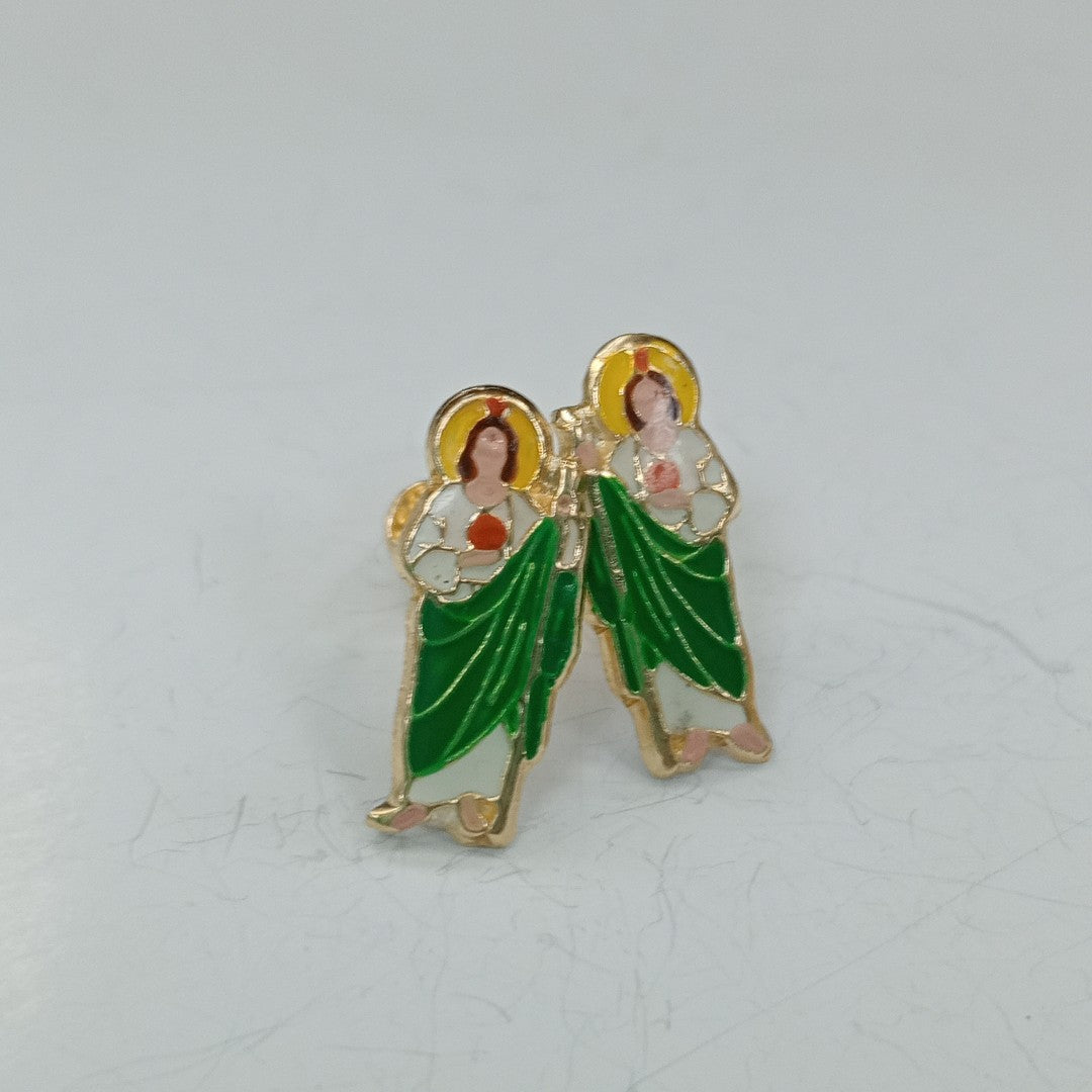 BROQUELES ORO 14K 1 (NUEVO)