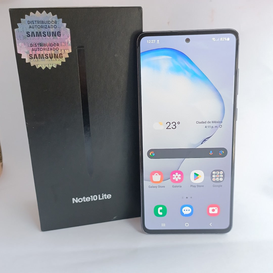 CELULAR SAMSUNG GALAXY NOTE 10 LITE SM-N770F/DS 128 GB 8 GB RAM (SEMINUEVO)