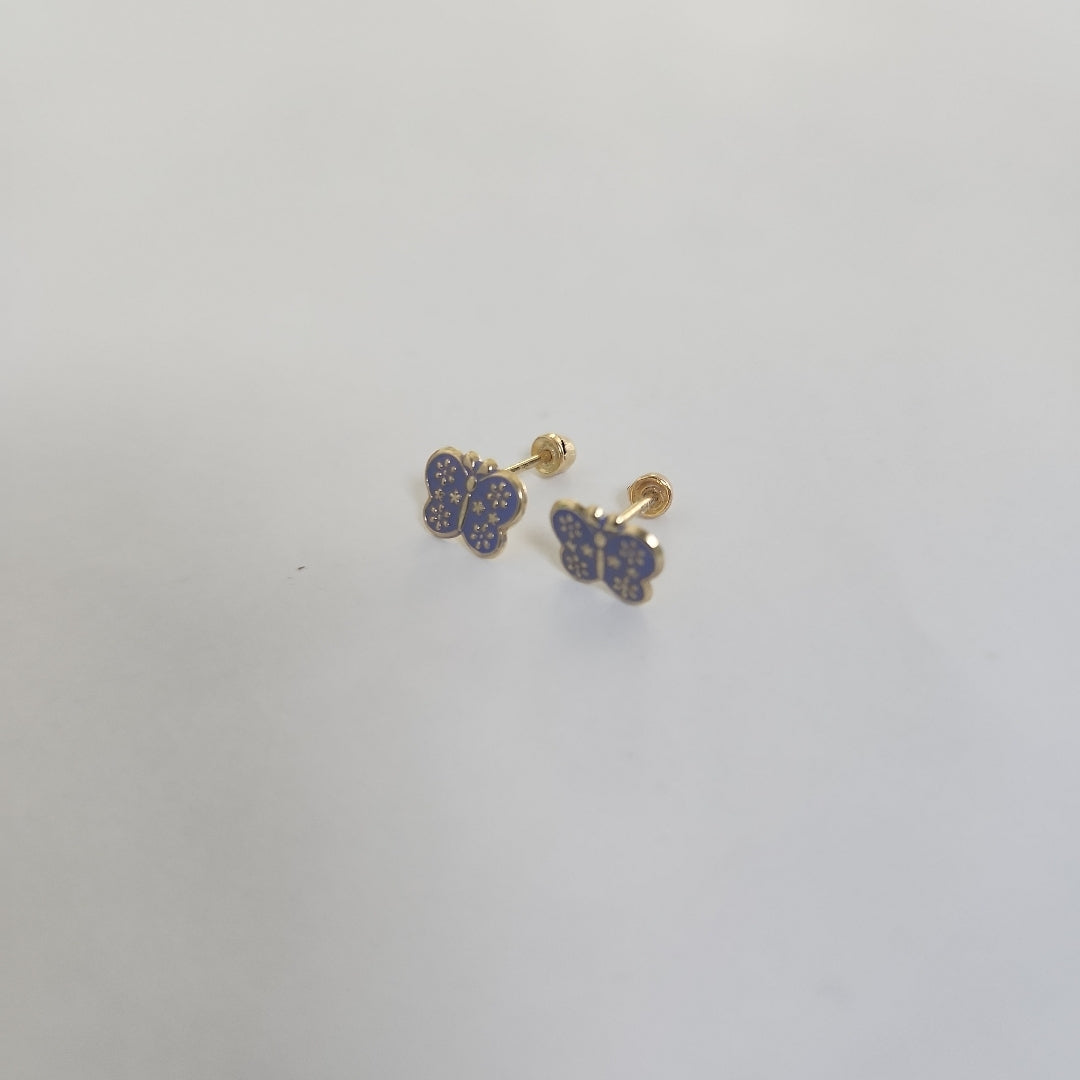 BROQUELES ORO 10K 1 (NUEVO)