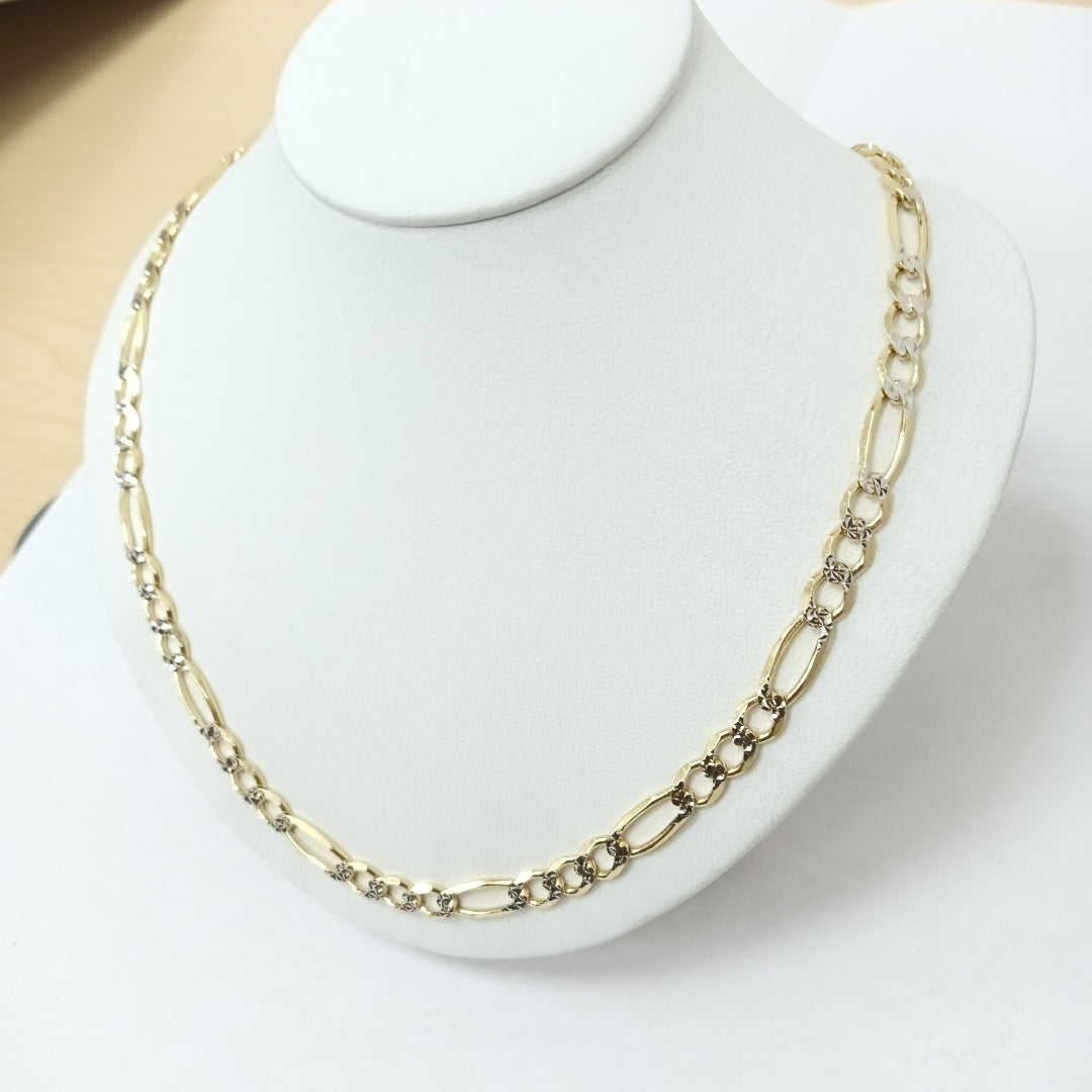 CADENAS CARTIER 3*1 DIAMANTADA ORO 10K 27.3 (NUEVO)