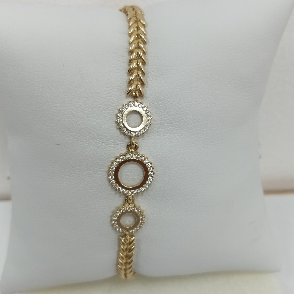 PULSERAS DAMA ORO 14K 4.7 (NUEVO)