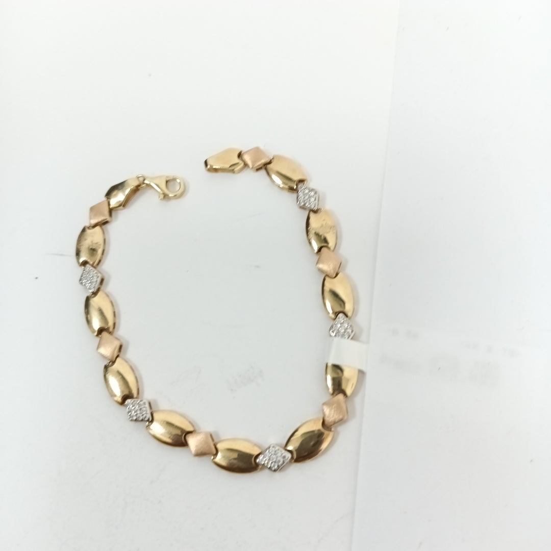 PULSERAS DAMA ORO 14K 5.7 (NUEVO)