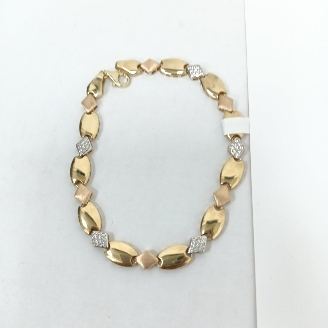 PULSERAS DAMA ORO 14K 5.6 (NUEVO)