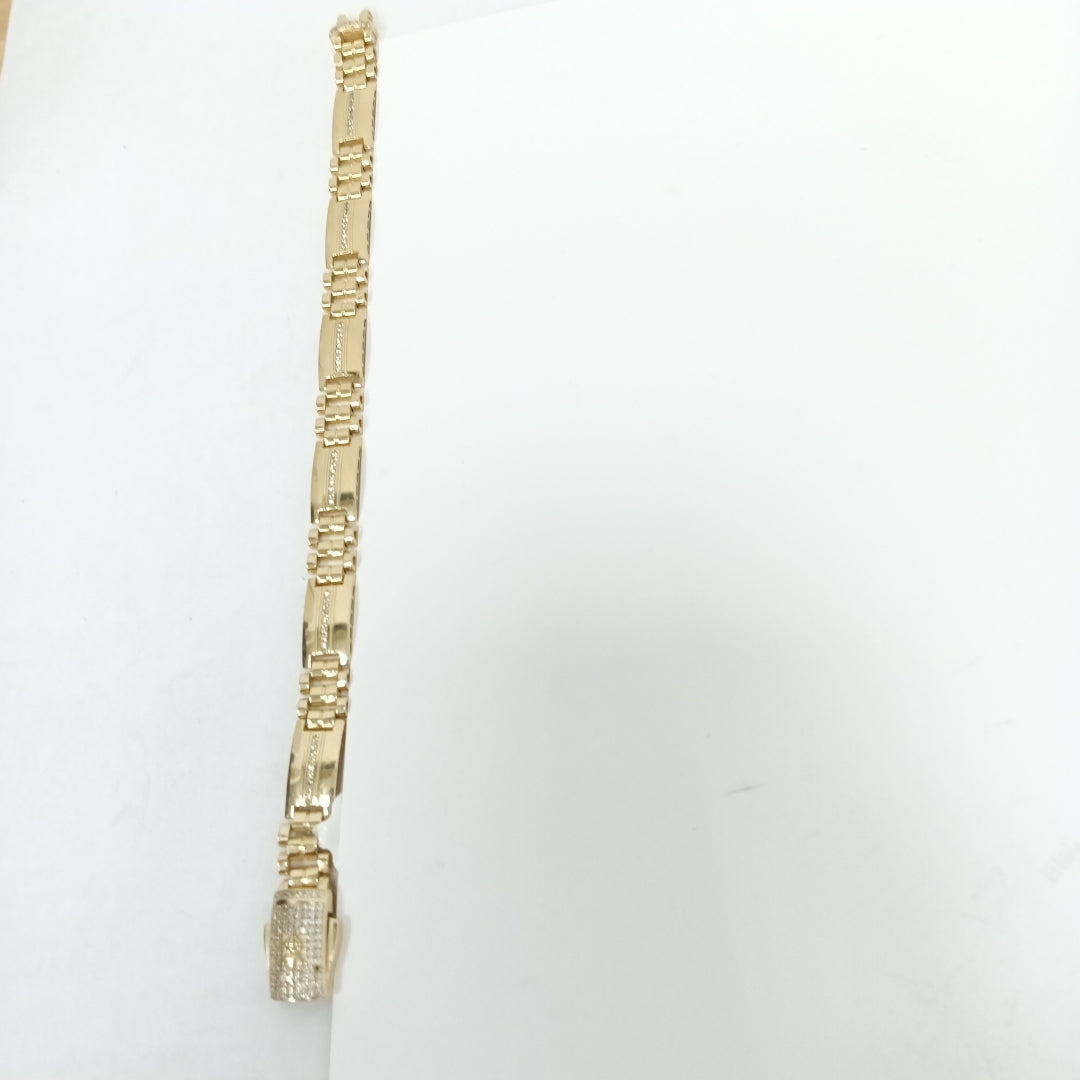 PULSERAS CABALLERO ORO 14K 21.6 (NUEVO)