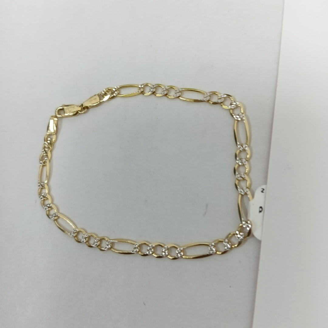 PULSERAS CABALLERO CARTIER 3*1 DIAMANTAD ORO 10K 4.2 (NUEVO)