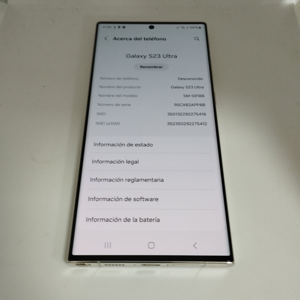 CELULAR SAMSUNG GALAXY S23 ULTRA SM-S918B 256 GB 8 GB RAM (SEMINUEVO)