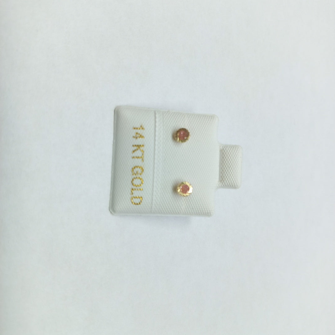 BROQUELES ORO 14K 1 (NUEVO)