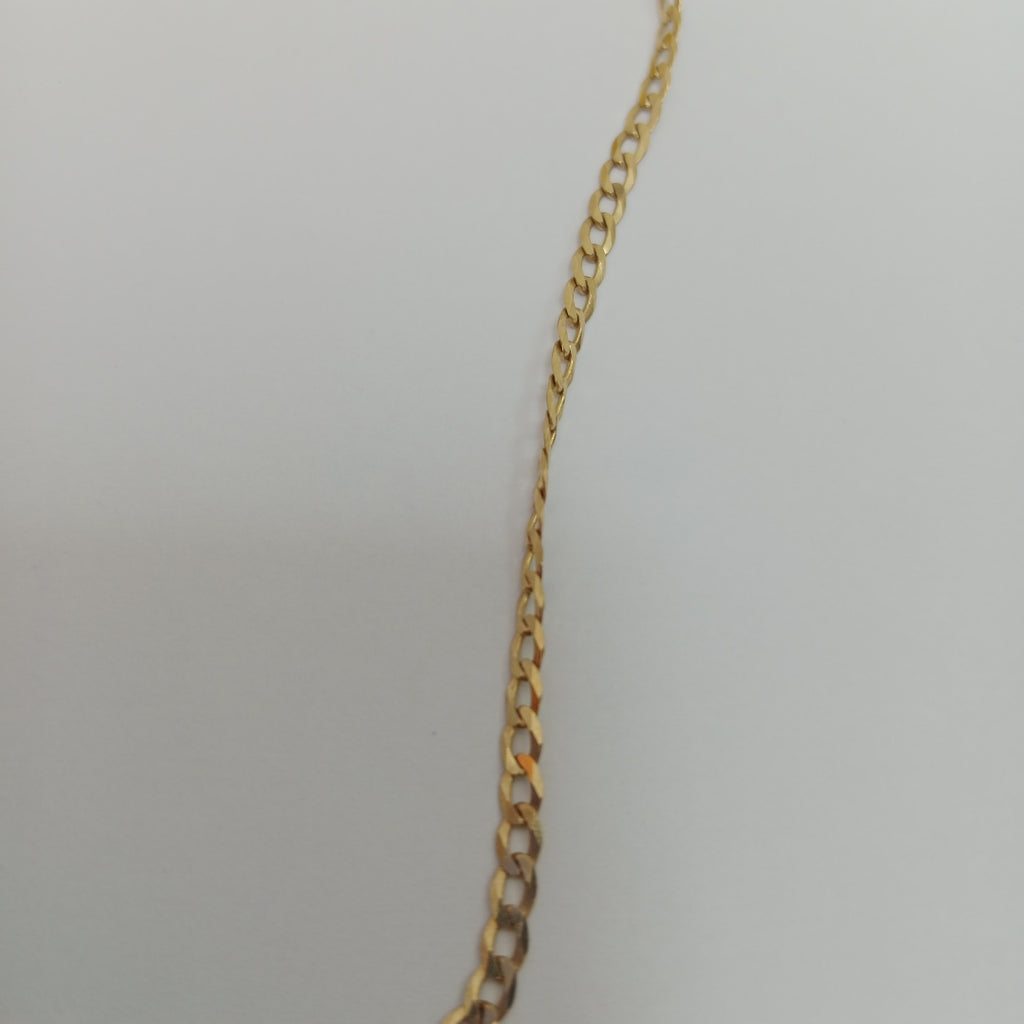 CADENAS BARBADA AMARILLA ORO 14K 4.8 (NUEVO)