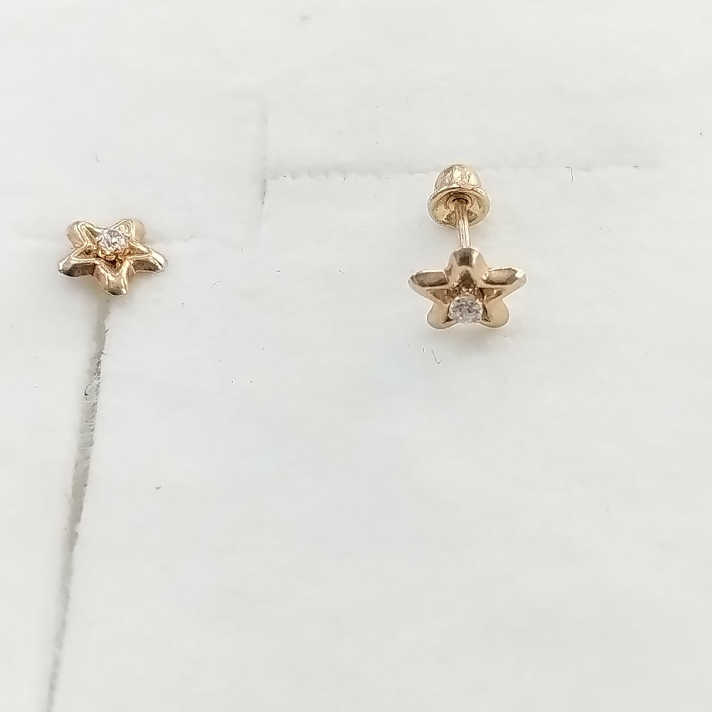 BROQUELES ORO 14K 1 (NUEVO)