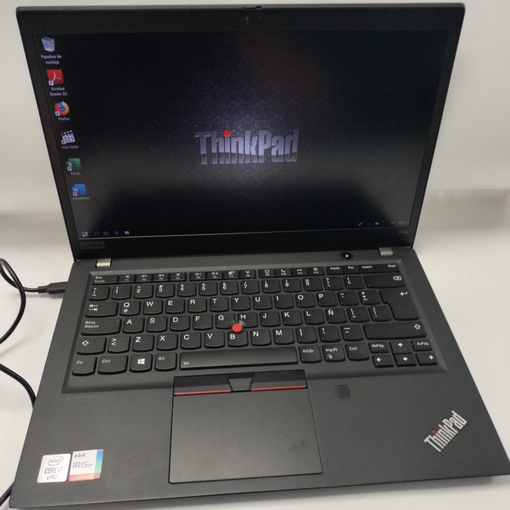 LAPTOP LENOVO THINKPAD T14S GEN 2 (2022) 512 GB SSD 16 GB RAM (SEMINUEVO)