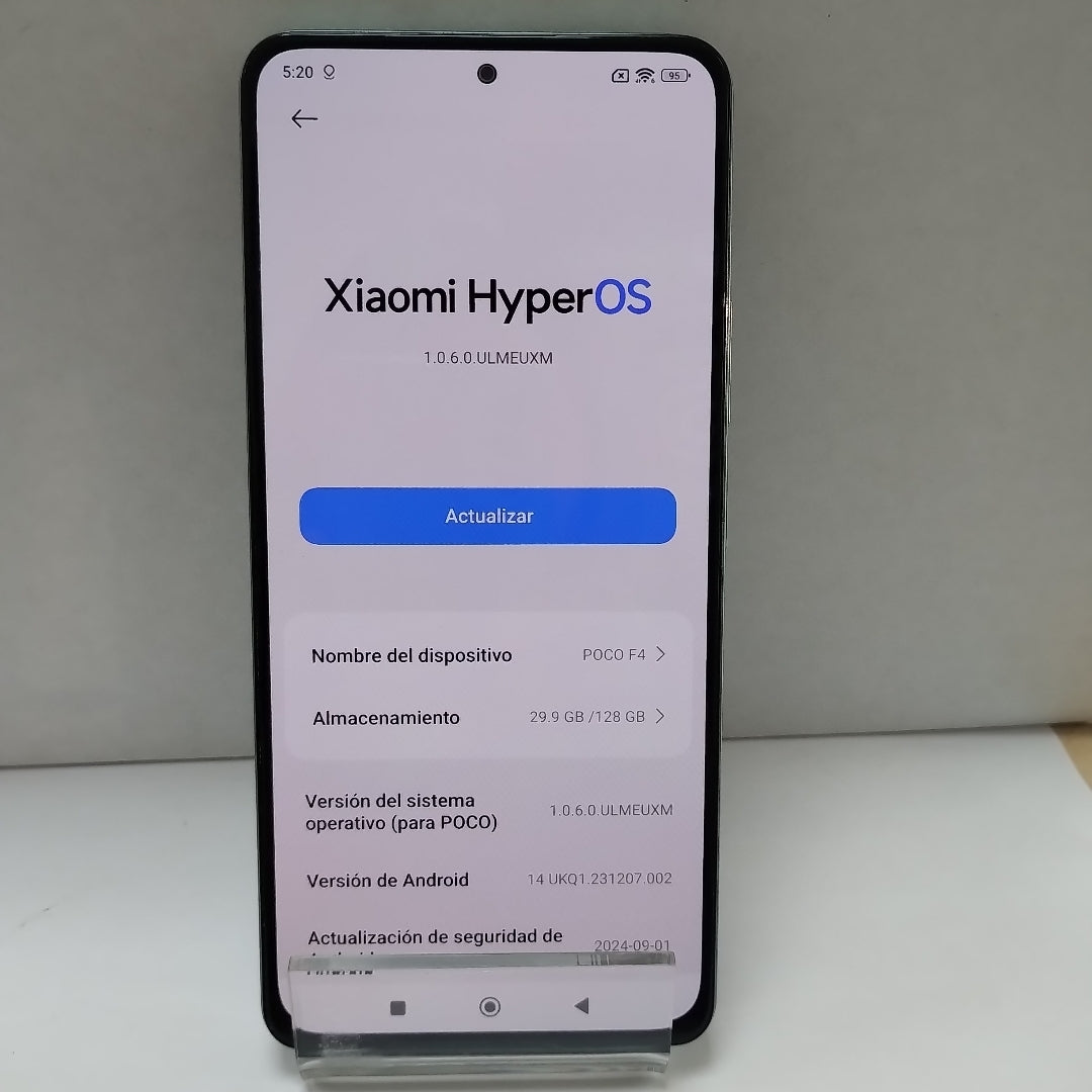 CELULAR XIAOMI POCO F4 22021211RG 256 GB 8 GB RAM (SEMINUEVO)