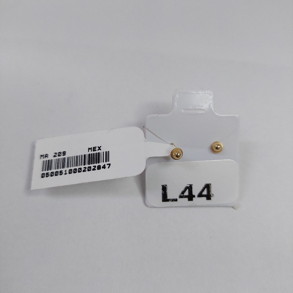 BROQUELES ORO 14K 1 (NUEVO)