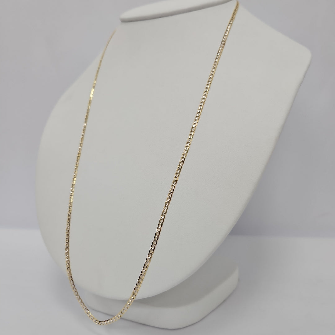 CADENAS BARBADA DIAMANTADA ORO 14K 5.2 (NUEVO)