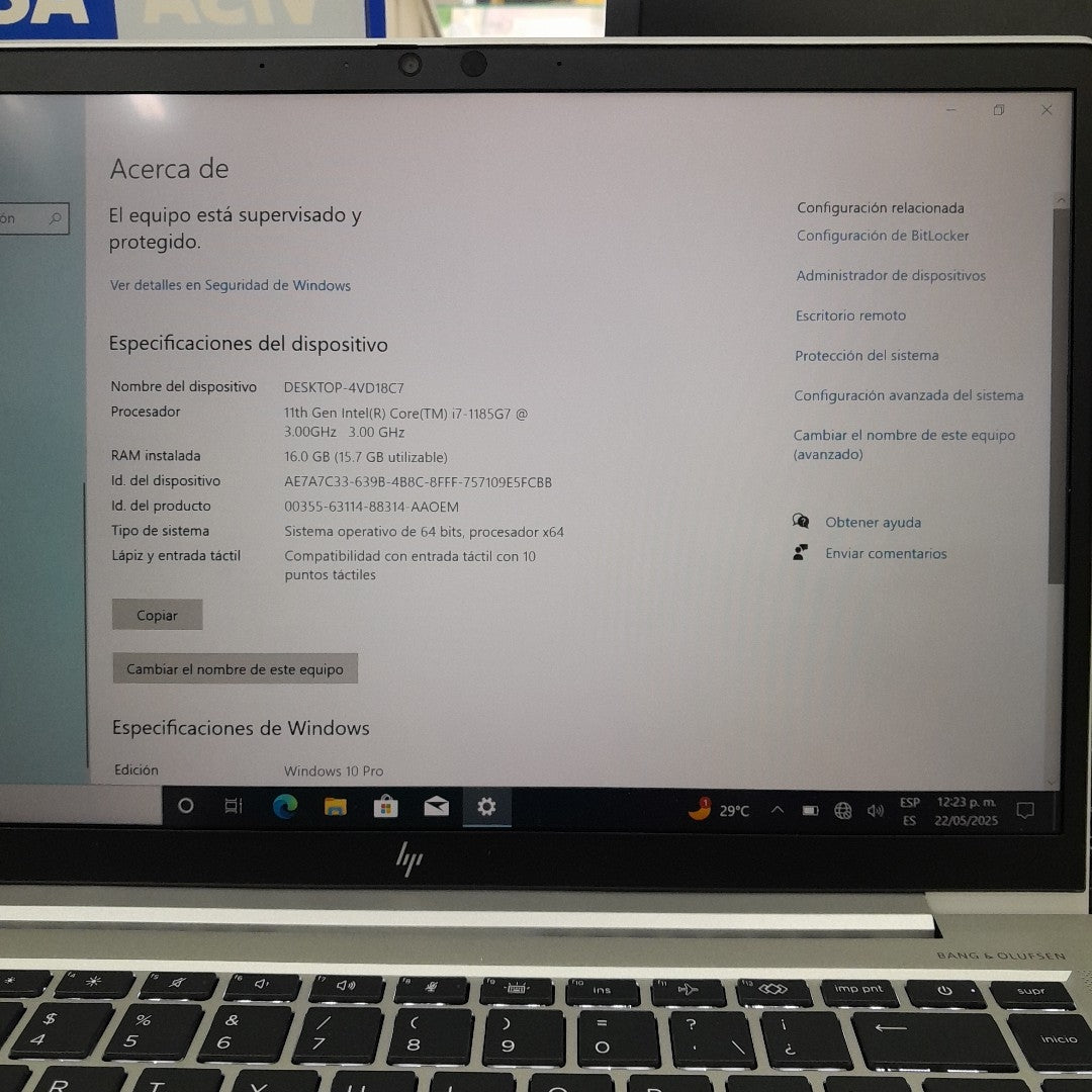 LAPTOP HP ELITEBOOK 840 G8 (2023) 256 GB SSD 16 GB RAM