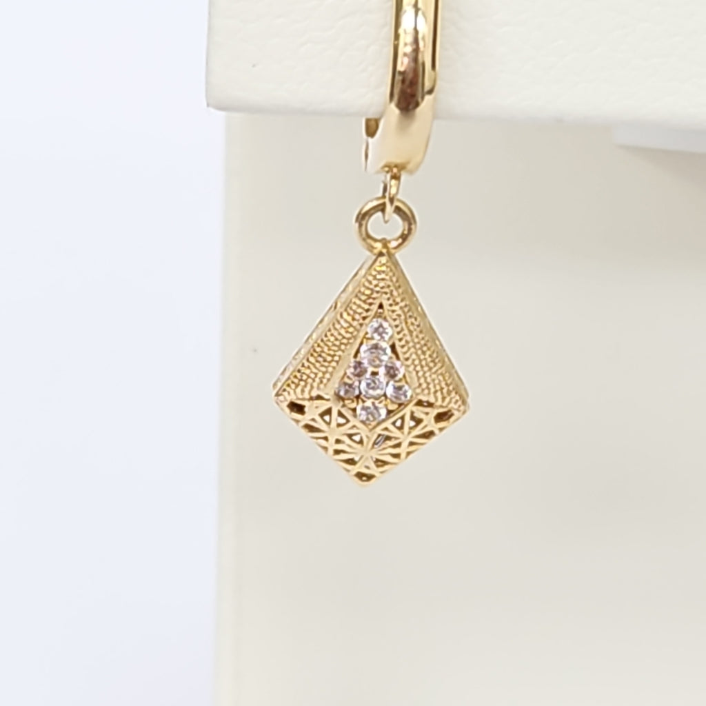 BROQUELES ORO 14K 2.8 (NUEVO)