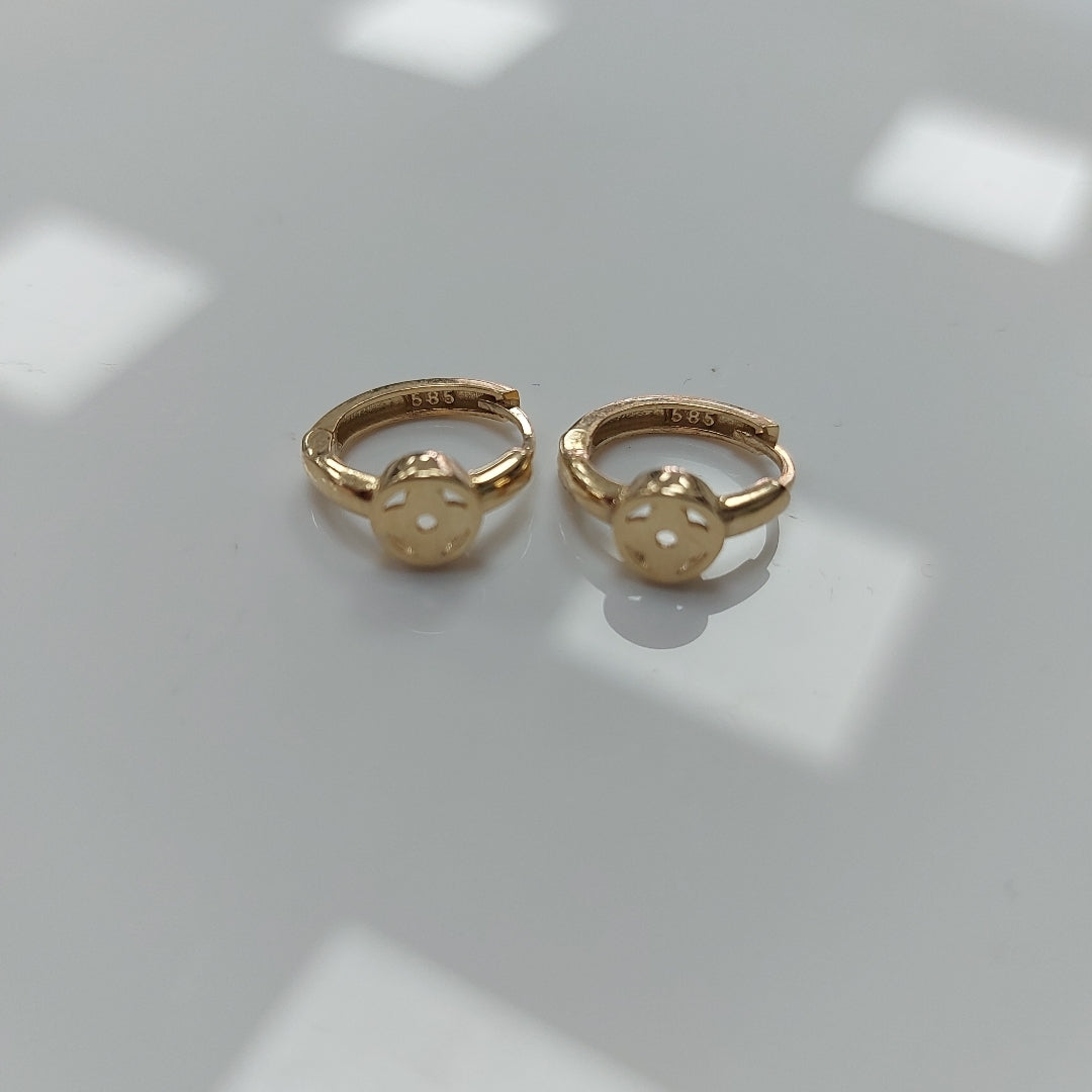 HUGGIES ORO 14K 2.1 (NUEVO)