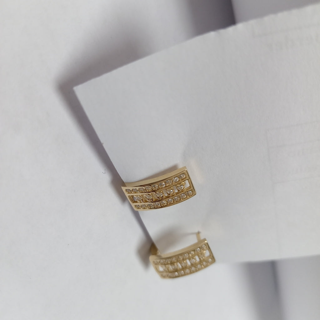 BROQUELES ORO 14K 2.2 (NUEVO)