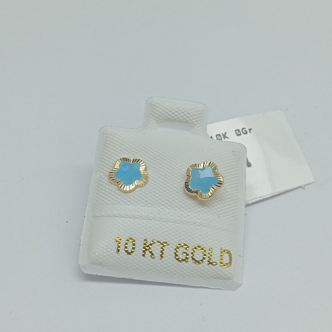 BROQUELES ORO 10K 1 (NUEVO)