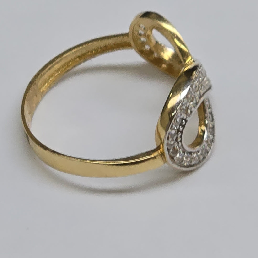 ANILLOS DAMA ORO 14K 2 (NUEVO)