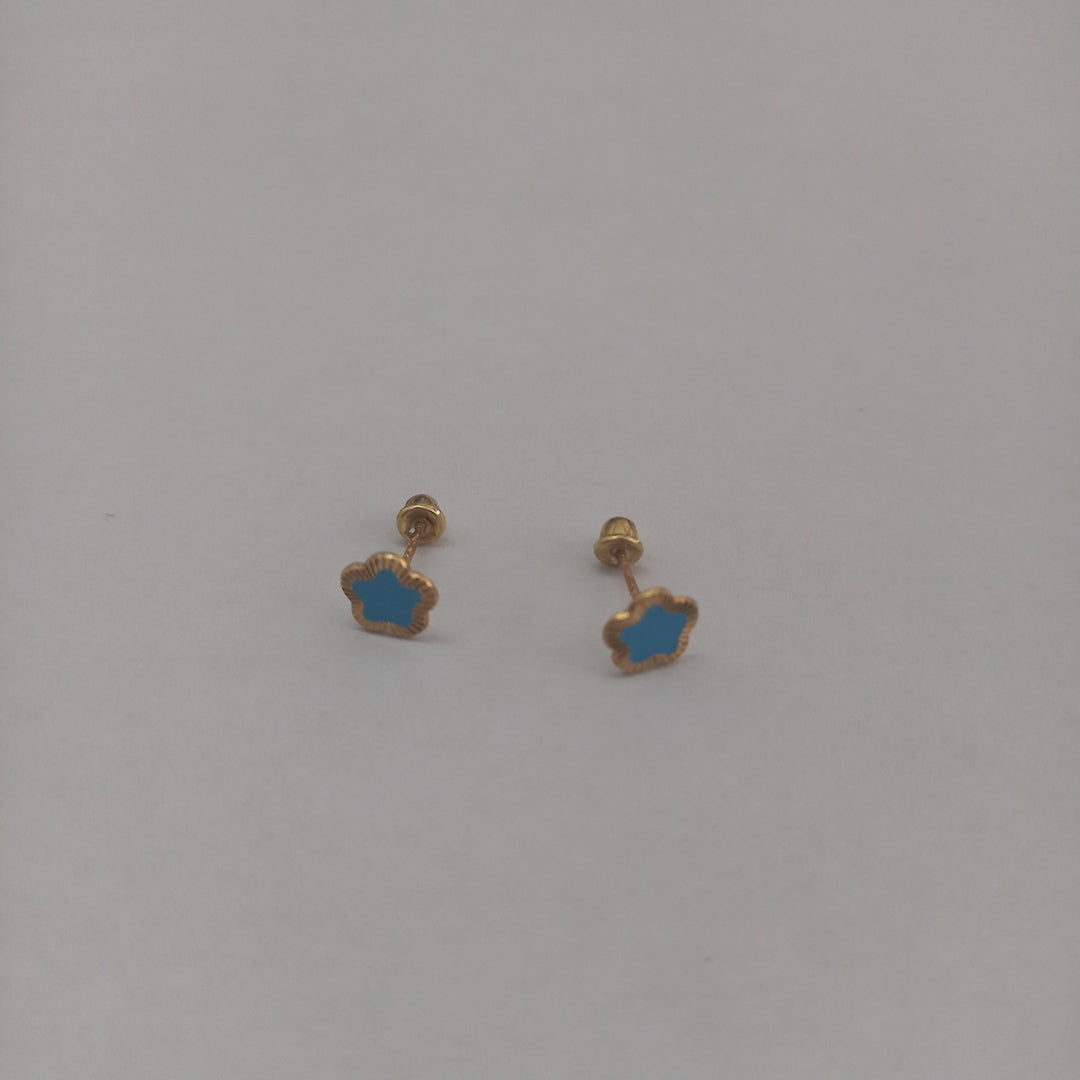 BROQUELES ORO 10K 1 (NUEVO)