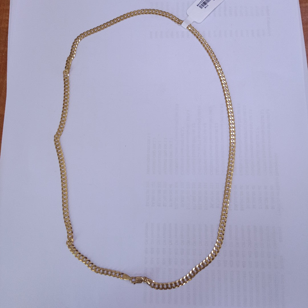 CADENAS BARBADA AMARILLA ORO 10K 10.6 (NUEVO)