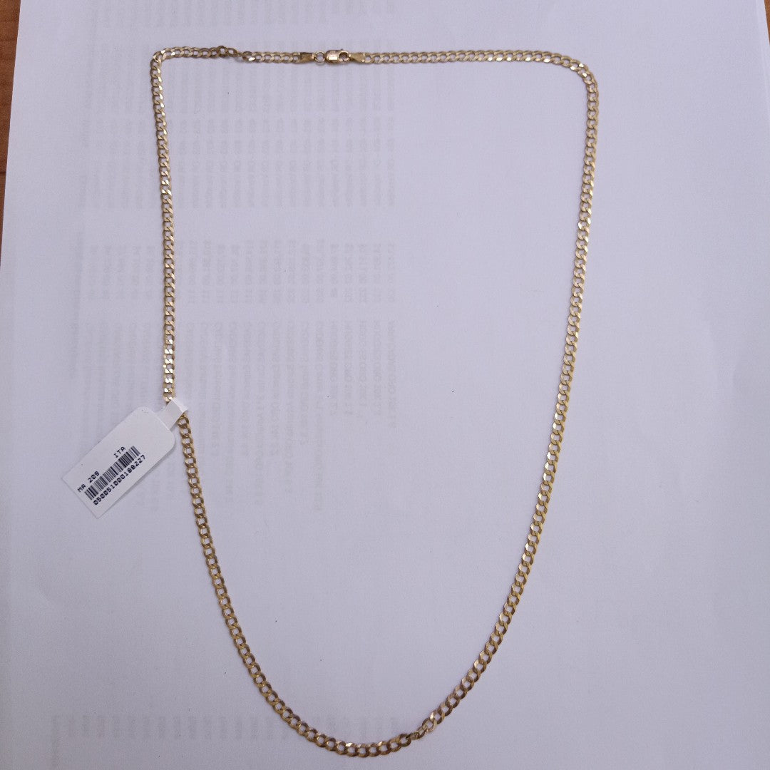 CADENAS BARBADA AMARILLA ORO 10K 6.2 (NUEVO)