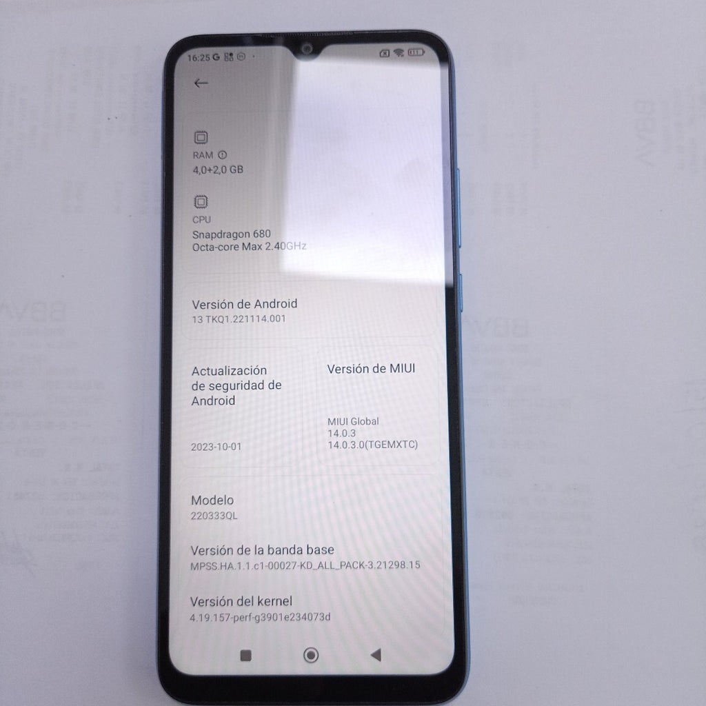 CELULAR XIAOMI REDMI 10C 220333QL 128 GB 4 GB RAM (SEMINUEVO)