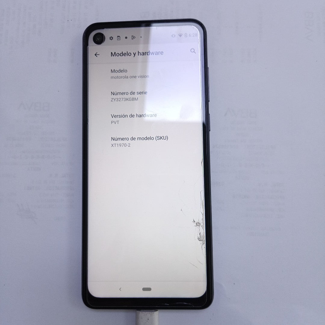 CELULAR MOTOROLA MOTO ONE VISION XT1970-2 128 GB (SEMINUEVO)