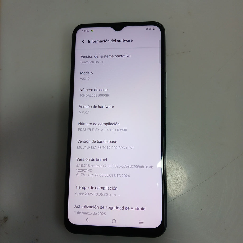 CELULAR VIVO Y17 S V2310 (2023) 128 GB 6 GB RAM (SEMINUEVO)