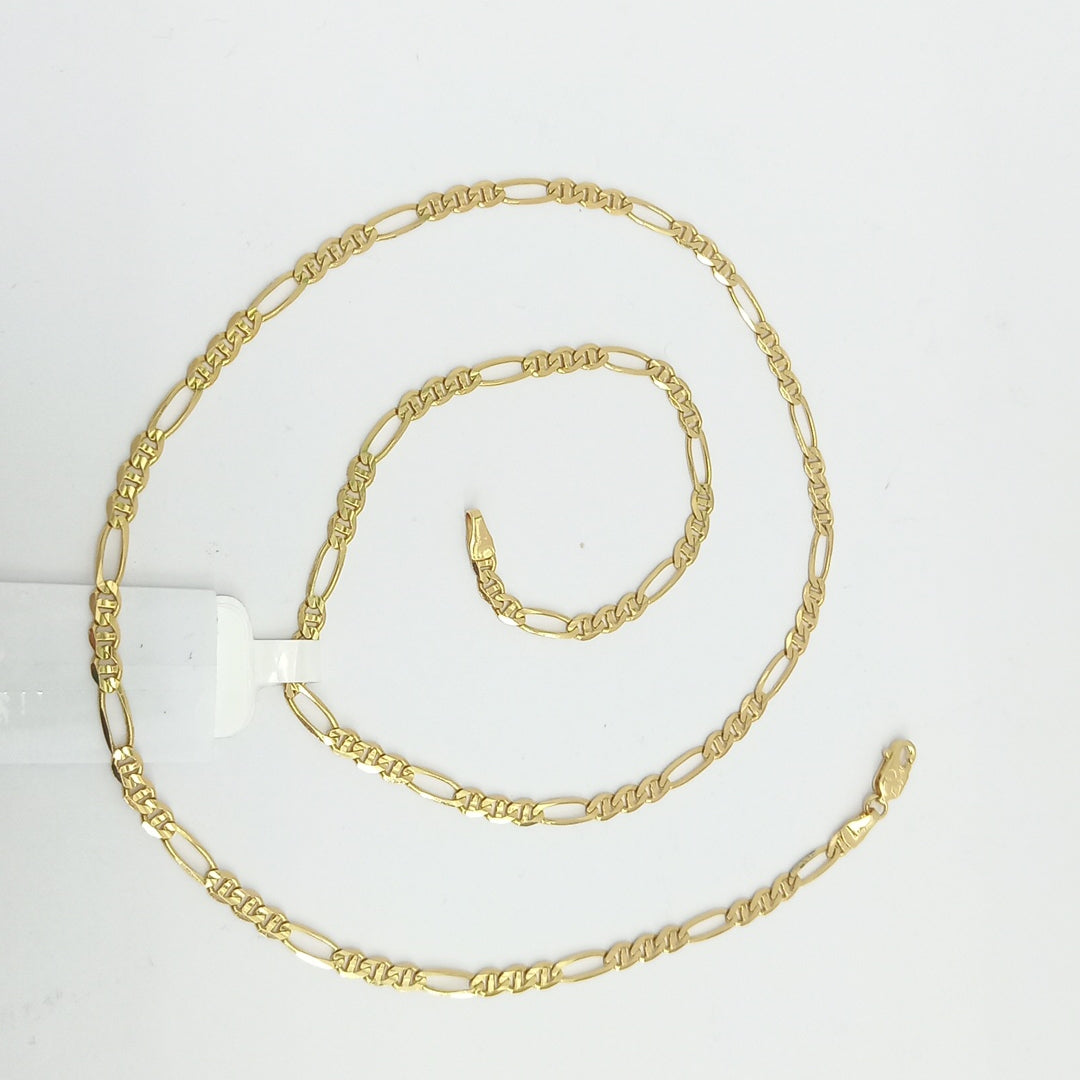 CADENAS CARTIER 3*1 AMARILLA ORO 14K 8.8 (NUEVO)