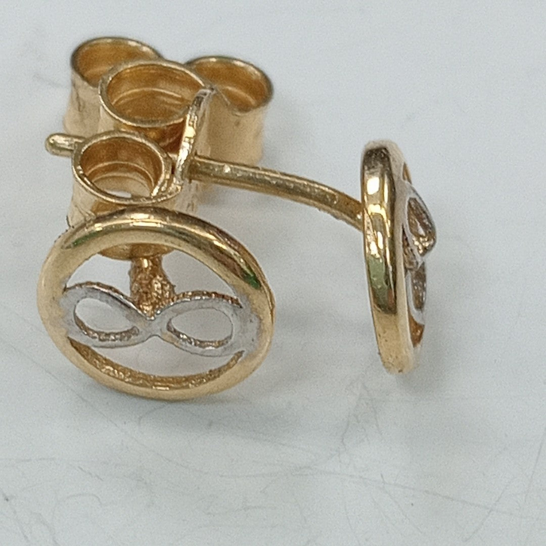 10176ARE20900B539 FRD25 ARETES ORO 14K 0.7GRS (NUEVO)